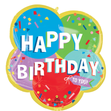 Supershape Sunny Balloons Birthday